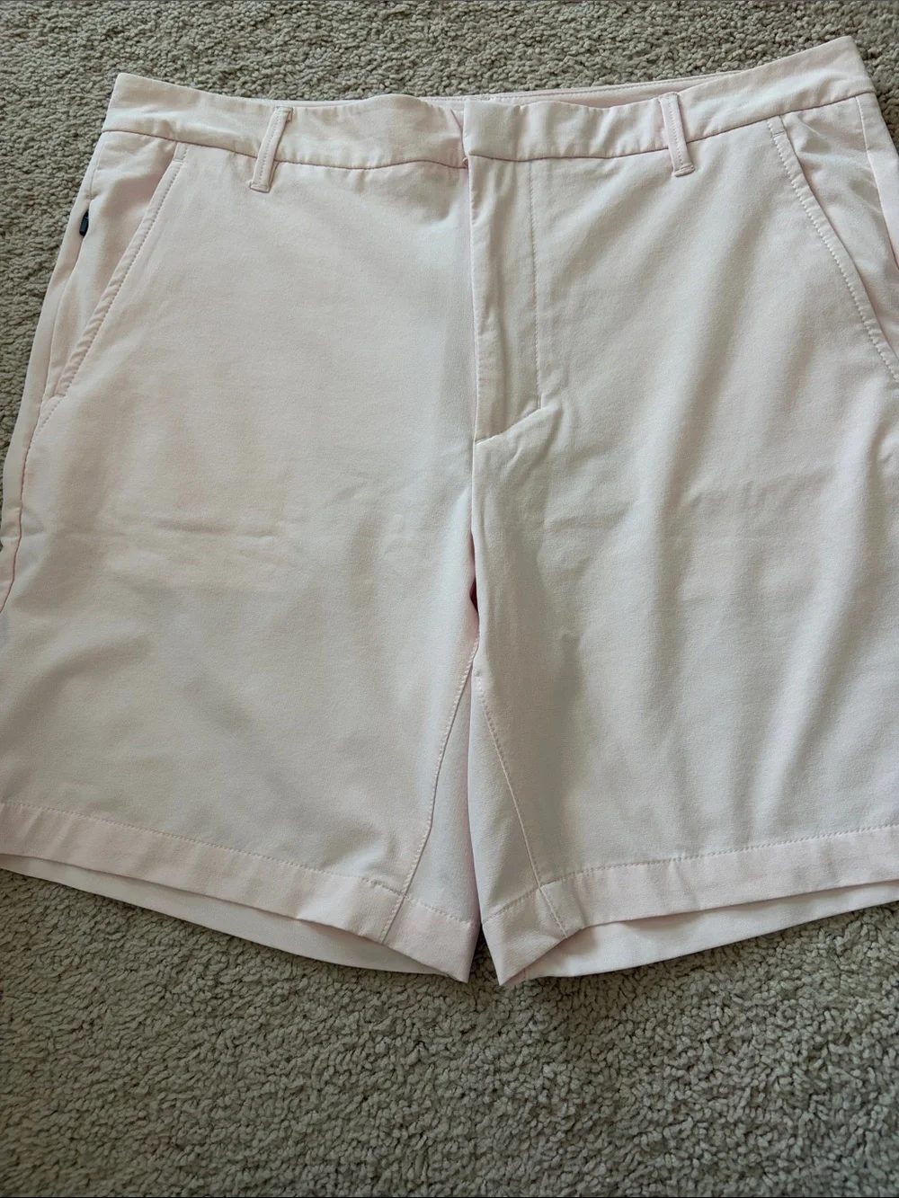 all in motion Pale Pink Men's Flat Front Shorts